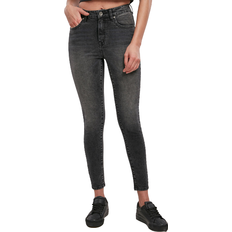 Urban Classics Women Jeans Urban Classics Ladies High Waist Skinny Jeans - Black Stone Washed