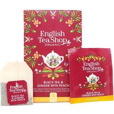 English Tea Shop Black Tea & Ginger with Peach 40g 20pcs