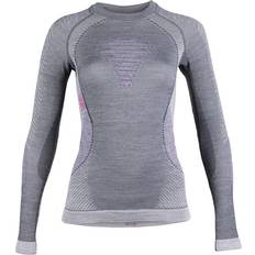 UYN Fusyon UW Long Sleeve Shirt Women - Anthracite/Purple/Pink