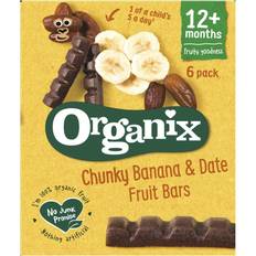 Banana Baby Food & Formulas Organix Banana & Date Chunky Fruit Bars 17g 6pack