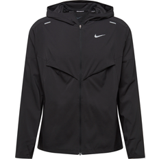 Men - White Jackets Nike Windrunner Men's Running Jacket- Black