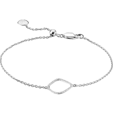 Monica Vinader Riva Kite Chain Bracelet - Sterling Silver/Diamonds