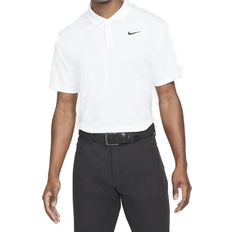 Men - Polyester Polo Shirts Nike Dri-FIT Victory Golf Polo Shirt Men - White/Black