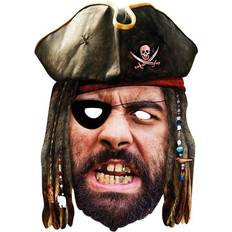 Brown Facemasks Fancy Dress Rubies Pirate Historical Face