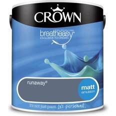 Crown Blue Paint Crown Breatheasy Ceiling Paint, Wall Paint Runaway 2.5L