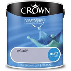 Crown Breatheasy Ceiling Paint, Wall Paint Soft Ash 2.5L