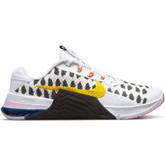 Multicoloured - Women Gym & Training Shoes Nike Metcon 7 W - Black/Yellow Strike/White/Racer Blue