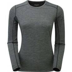 Montane Base Layer Tops Montane Primino 140 Long Sleeve T-shirt Women - Black