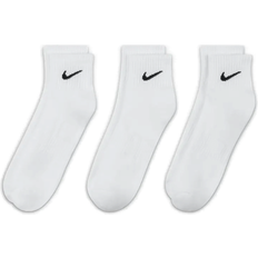 M Socks Nike Everyday Cushioned Training Ankle Socks 3-pack - White/Black