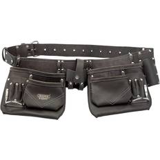 Draper Tool Belts Draper Oil-Tanned leather Double Pouch Tool Belt