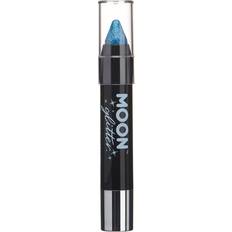 Body Makeup Smiffys Moon Glitter Holographic Body Crayons Blue