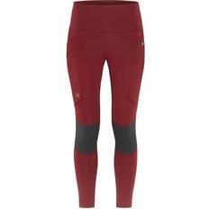 Fjällräven Women - XL Trousers & Shorts Fjällräven Abisko Trekking Tights Pro W - Pomegranate Red/Iron Grey