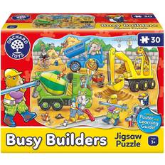 Jigsaw Puzzles Orchard Toys Busy Builders 30 Pieces