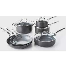 GreenPan Valencia Pro Cookware Set with lid 11 Parts