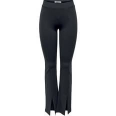 S - Slit Trousers Only Paige Life Front Slit Trousers - Black