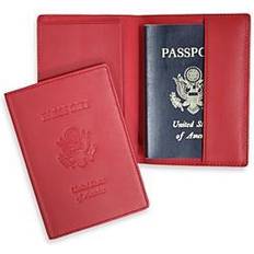 Royce RFID Blocking Passport Case - Red