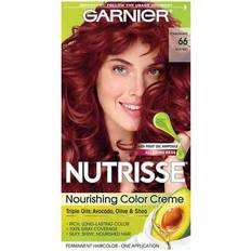 Antioxidants Permanent Hair Dyes Garnier Nutrisse Nourishing Color Creme #66 True Red