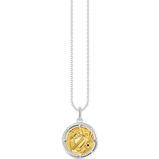 Thomas Sabo Faith Love Hope Necklace - Silver/Gold/Black/Transparent