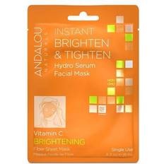 Facial Masks Andalou Naturals Brighten & Tighten Hydro Serum Facial Sheet Mask 6 fl oz