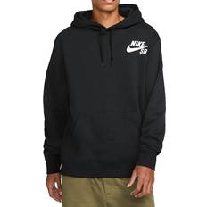 Nike SB Icon Pullover Skate Hoodie Unisex - Black/White