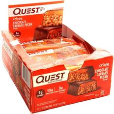 Quest Nutrition Hero Protein Bars Box Crispy Chocolate Caramel Pecan 12 Bars 12 pcs