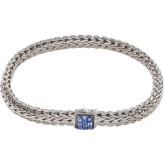 John Hardy Classic Chain Bracelet - Silver/Blue
