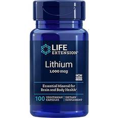 Life Extension Lithium 1000 mcg 100 Vegetarian Capsules