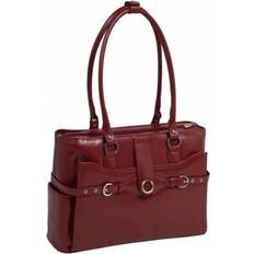 Red Briefcases McKlein Willow Springs | 15” Laptop Briefcase - Red