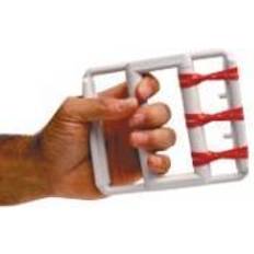 Red Grip Strengtheners Cando Rubber Band Hand Exerciser, 25 Bands (5 of each color)