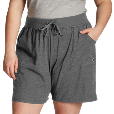 Champion Everyday Cotton Shorts 7.5" Plus Size - Granite Heather