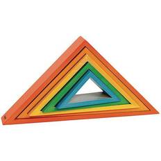 Learning Advantage Wooden Rainbow Triangles
