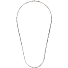 John Hardy Curb Chain Necklace 26" - Silver