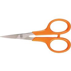 Orange Nail Scissors Fiskars Curved Manicure Scissors with Sharp Tip