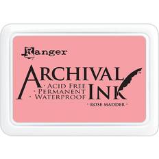 Ranger Archival Ink rose madder 2 1 2 in. x 3 3 4 in. pad