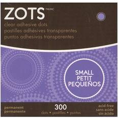 Zots Clear Adhesive Dots 3 16 in. small dots roll of 300
