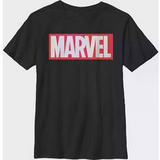 Marvel T-shirts Fifth Sun Big Boy's Marvel Classic Bold Logo Short Sleeve T-Shirt - Black