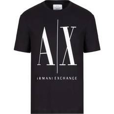 Armani Tops Armani Icon Logo Cotton Graphic T-shirt - Black