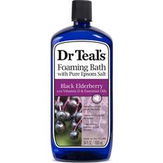 Dr Teal's Fomaing Bath with Pure Epsom Salt Black Elderberry 1000ml