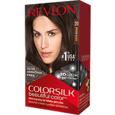 Revlon Permanent Hair Dyes Revlon Colorsilk Beautiful Color Hair Color 20 Brown Black