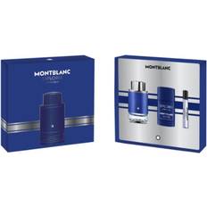 Montblanc Men Gift Boxes Montblanc Explorer Ultra Blue Gift Set EdP 100ml + Shower Gel 100ml + EdP 7.5ml