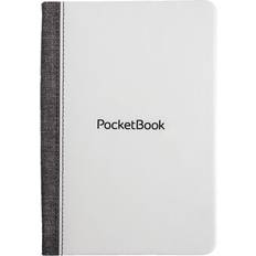 Pocketbook HPUC-632-WG-F, Omslag, Svart, Vit, 15,2 cm (6) Mikrofiber, PU skinn, Plast, HD 3, Touch 4, Basic Lux 2