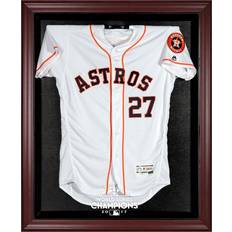 Fanatic Houston Astros 2017 MLB World Series Champions Mahogany Framed Logo Jersey Display Case