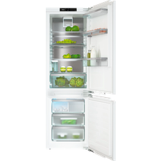 Built in fridge freezer 70 30 frost free Miele KFN 7785 D White