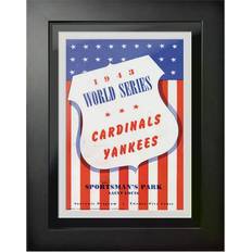 Mustang St. Louis Cardinals vs. New York Yankees 1943 World Series Vintage Framed Program Cover