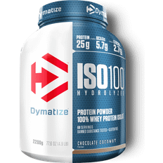 C Vitamins Protein Powders Dymatize ISO100 Hydrolysat Chocolate Coconut 2.20kg