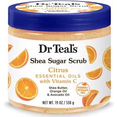 Body Scrubs Dr Teal's Shea Sugar Body Scrub Citrus with Essential Oils & Vitamin C 538g