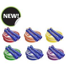 Champion Sports 9 ft Deluxe Vinyl Jump Rope Set Pack of 6