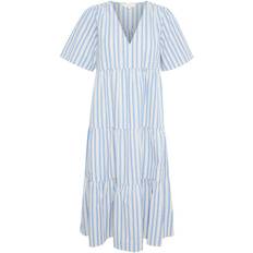 Cotton - Knee Length Dresses Part Two Pam Dress - Riviera Stripe