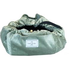Green Toiletry Bags & Cosmetic Bags The Flat Lay Co. Drawstring Makeup Bag