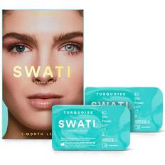 Monthly Lenses Contact Lenses Swati 1-Month Lenses Turquoise 1-pack